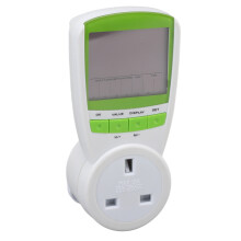 Digital LCD-skärm för hushållsbruk för strömförbrukning, överbelastningsskydd och energibesparingar