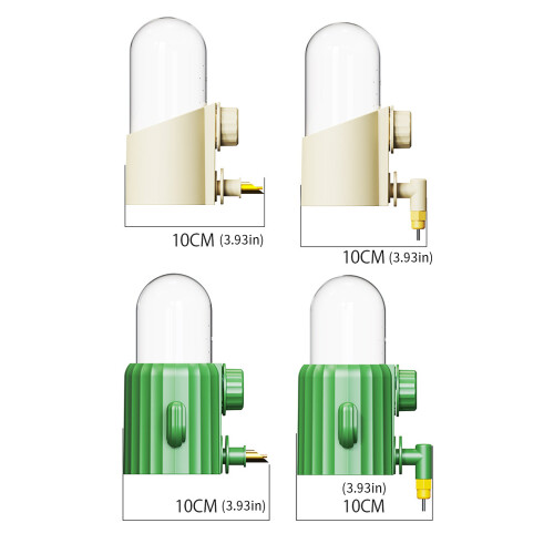 Spill proof Automatic Water Dispenser Bird Stainless Steel-D 2