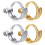 4PCS Knitting Loop Crochet Rings Adjustable Crochet Rings 1