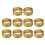 1/5/10pcs Thimble Finger Protector Needle-gold thimble with bl 1