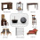 Κομψό προστατευτικό ποδιών επίπλων, ανθεκτικότητα με ατσάλινο καρφί 5