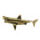 Messing-Bowmouth-Hai-Figur, dekorative Hai-Statuen, 1