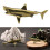 Messing-Bowmouth-Hai-Figur, dekorative Hai-Statuen, 2