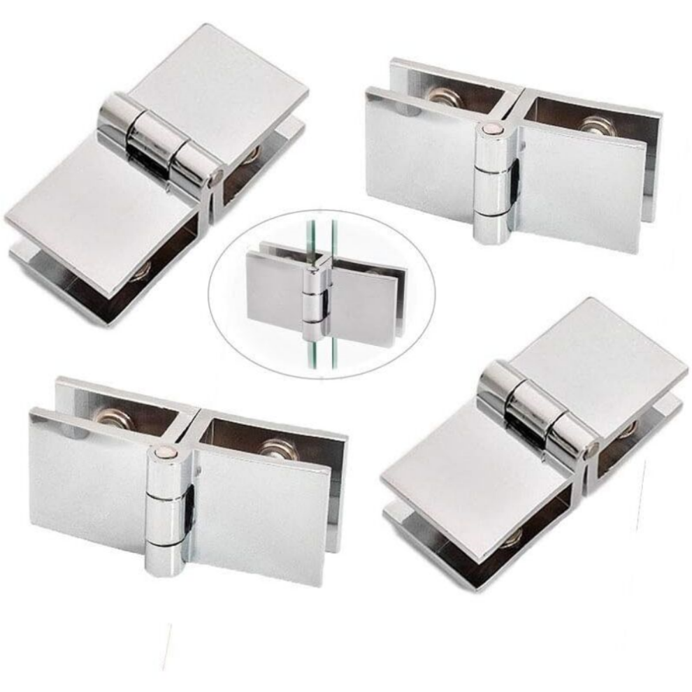 Functional Glass Door Hinge, Durable Construction For Dependability, Silent Switch Ensures Quiet Usage, Suitable For 5-8Mm Glass, Easy Installation Ma 9454554576497