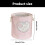 Laundry Hamper for Home Use Foldable Cotton Linen-cake bear 4