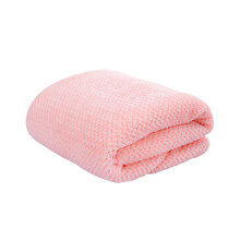 Mikrofaser-Badetuch-Set, superweiches, kuscheliges Jacquard-Badetuch mit hoher Saugfähigkeit für Körper, Sport, Yoga, Fitness (Rosa, 70140cm)