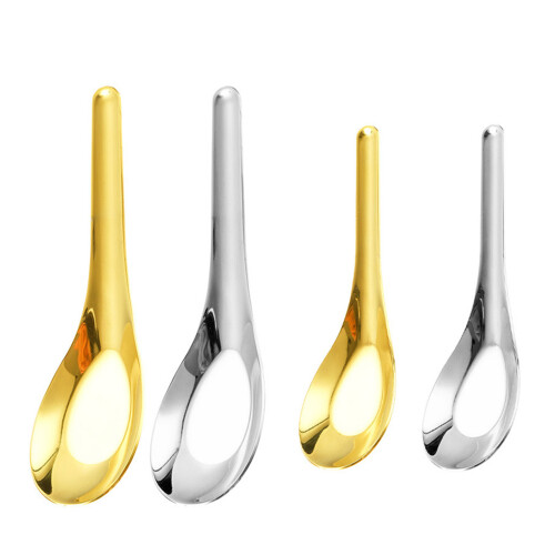6PCS Multifuntional Soup Spoon Serving Spoon Easy to-Gold large 1