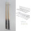 Practical Wall Mount Pool Cue Holder Transparent Clear Billiard 2