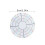 Circular Divider Template Tool Ceramic-  dual  large table 4