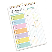 Verticale maaltijdplanning Notebook maaltijdplanner met-Nee. 1