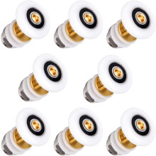 20 mm duschdörrhjul, ersättning för glasdörrhjul med rostfritt stål och smidig drift