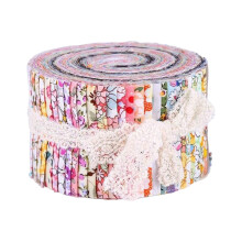 Flower Pattern Cotton Fabric Quilting Strips Colorful-Floral