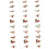 Breloques en forme de canne en alliage, 30/50 pièces, bijoux-30 1