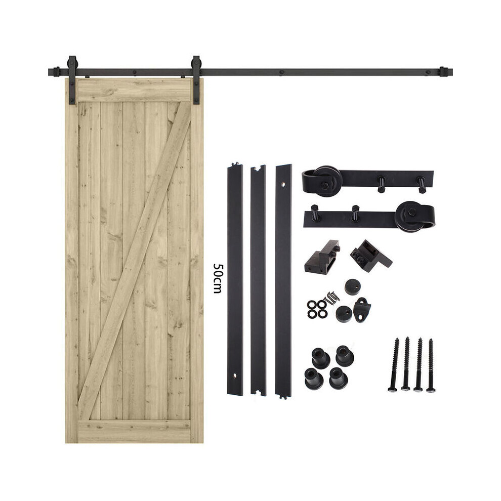Barn Door Track Kit, Modular Sliding Door Track & Smooth Quiet Operation, High Density Thermoplastic Wheel For Seamless Movement, Easy Installation & 9454554511023