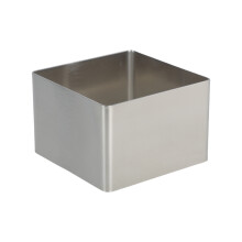 Cakevormen Ringen Vierkant Moussevorm Dessert-4 inch diagonaal