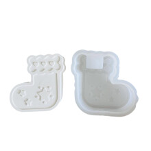 Silicone Candlestick Molds Christmas Stocking Silicone Candle