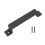 Heavy Duty Gate Handle Set, Solid Steel Barn Door Handle with Versatile Cabinet and Closet Pull, Easy Install Sliding Door Hardware (黑色) 1