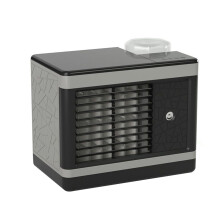 Bärbar skrivbordskylare, mini-bärbar luftkonditionering, USB-driven evaporativ luftkylare med befuktning och 3-växlad fläkt, storkapacitets