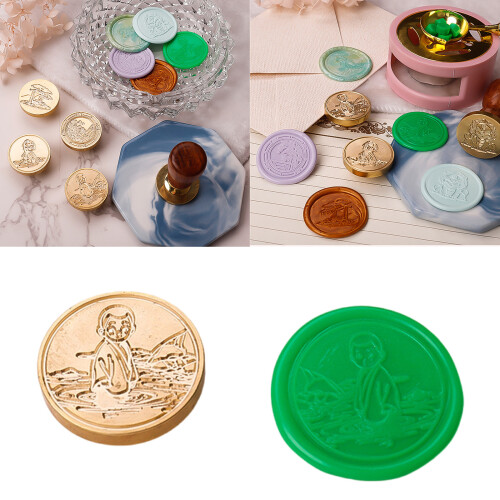 Antique Embossed Wax Seal Stamp for Seal Envelope-05 1