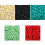 Ensemble de perles acryliques colorées de 6 mm pour-Rouge 4