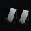 2Pcs Multifunctional Clear Acrylic Stand Desktop Bookend-2 1