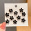 Clip de fixation de perles pour robe, sans-3 strass mélangés 6