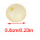 Faisceaux artisanaux de perles acryliques de 6mm, pour-Beige 5