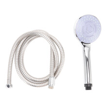 Mejora elegante del baño, manguera de ducha de acero inoxidable de longitud extendida, tubería con acabado cromado para una experiencia de baño
