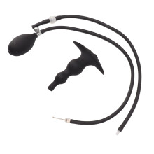 Einstellbarer Druck für die anale Stimulation, Prostata-Massagegerät, aufblasbarer Silikon-Analplug für Darmgesundheit und intime Erkundung