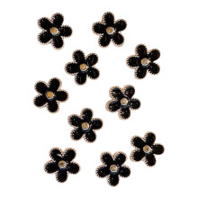 Épingle à robe en perles confortable,-2 fleurs à cinq pétales
