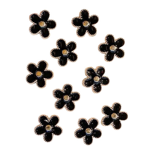 Épingle à robe en perles confortable,-2 fleurs à cinq pétales
