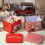 Set of 2 Candy Boxes for Christmas Tinplate Suitcase-Type C 7