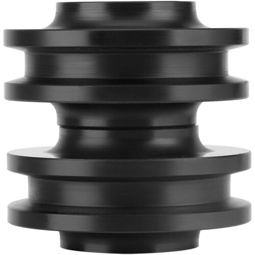 Durable Construction Barn Door Wheel Set, Space Saving With Easy Installation, Smooth Surface Ensures Quiet And Balanced Sliding For Barn Doors, 2 Pie 1