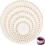 Base de panier en bois perforé, Base de panier à-30cm rond 7
