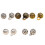 10Pcs Cloud Pattern Metal Buttons Decorative Sewing Buttons-A 2