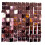 Sparkling Reflective Party Wall Tiles 24Pieces Dynamic-Pink 1