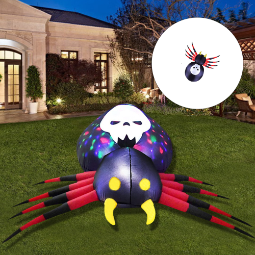 5.24Ft Oversized Realistic Inflatable Arachnid Outdoor 1