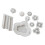 9Pcs Stackable Silicone Molds with Resin Tray Molds for Pillars 1