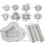 9Pcs Stackable Silicone Molds with Resin Tray Molds for Pillars 3