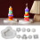 9Pcs Stackable Silicone Molds with Resin Tray Molds for Pillars 2