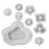 9Pcs Stackable Silicone Molds with Resin Tray Molds for Pillars 4