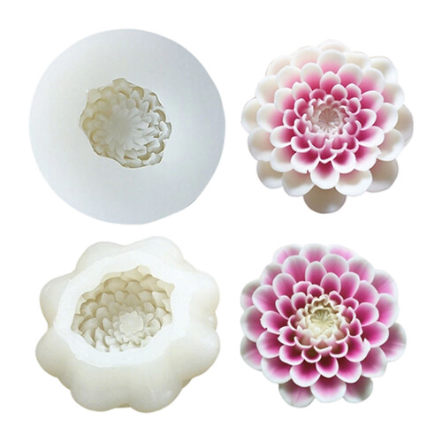 Flower Silicone Candle Molds for Epoxy Resin Candle Soap-XQ7350 1