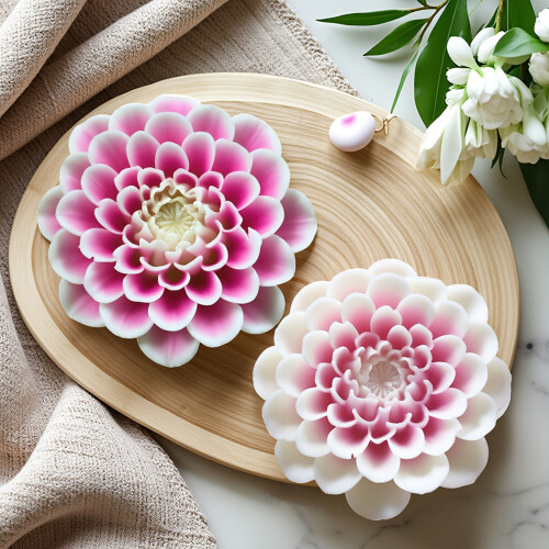 Flower Silicone Candle Molds for Epoxy Resin Candle Soap-XQ7350 2