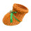 Spacious Plastic Storage Bin With Woven Texture Boot Toy-Green 1