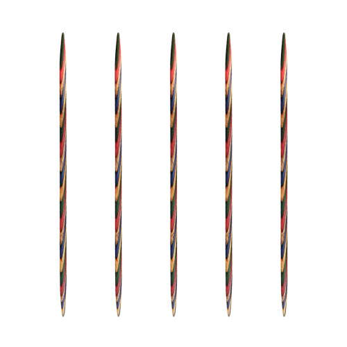 5PCS Double Head Pointed Wood Knitting Needle Ergonomic-4.0mm
