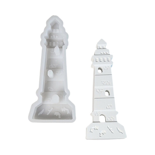 3D Lighthouse Silicone Mould Ornament Molds Epoxy Resin Molds