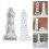 3D Lighthouse Silicone Mould Ornament Molds Epoxy Resin Molds 2