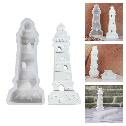 3D Lighthouse Silicone Mould Ornament Molds Epoxy Resin Molds 1