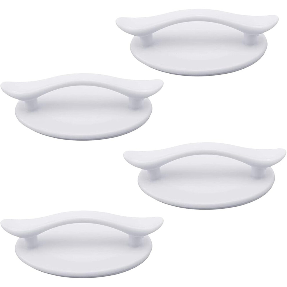 Diy Furniture Upgrade, Self-Adhesive Handles For Cabinets, Peel And Stick Installation, Abs Plastic Material, Strong Adhesion, Ergonomic Design For Co 9454554529899