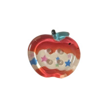 10 stuks fruitvorm ambachtelijke knop 20 mm acryl-Redmi-sterren